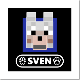 Sven Good Boy White Posters and Art